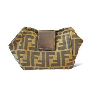 FENDI Zucca Print Pouch / Makeup Case